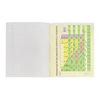 Предметная тетрадь по химии Calligrata &laquo;На Чёрном&raquo;, серые листы, 48 листов, в клетку, со справочным материалом, обложка из мелованного картона