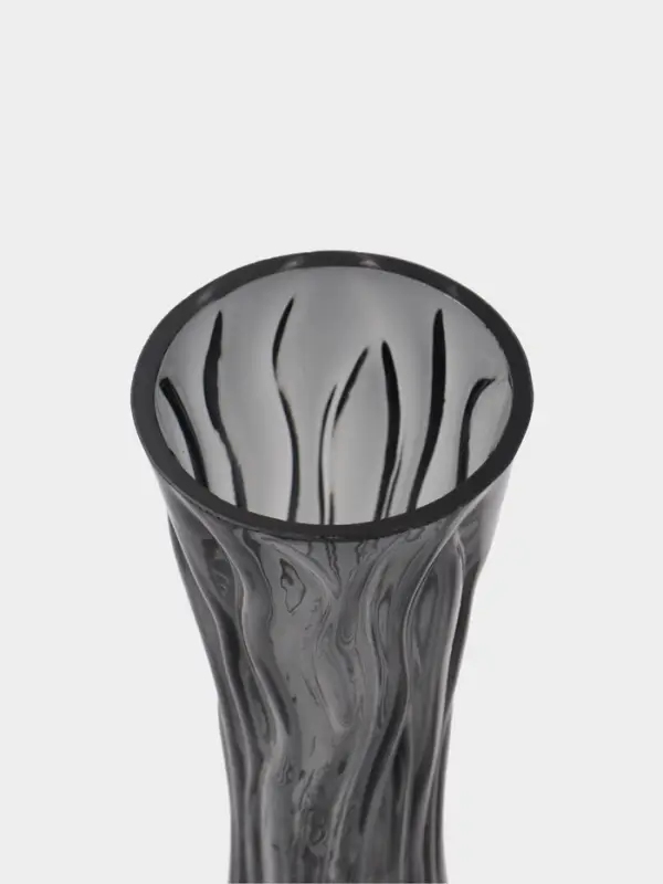 Ваза &laquo;Пэйва&raquo;, 25&times;10 см, стекло, серая