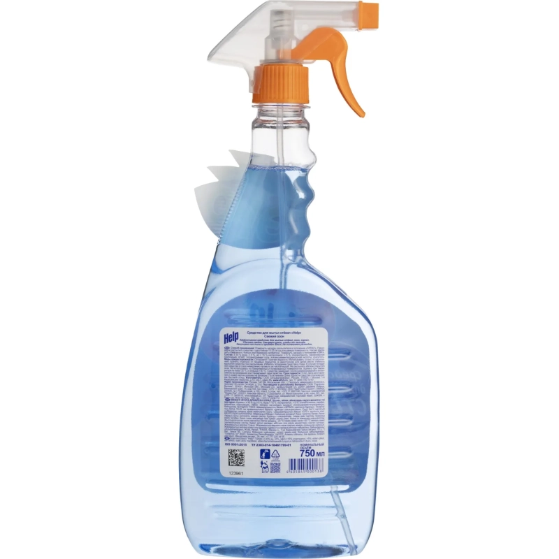 Средство для стекол и зеркал HELP Свежий озон 0,75л_т/г