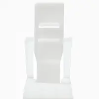 Опора задняя FLEX&times;-BACK, 315&times;80&times;6 мм, прозрачная