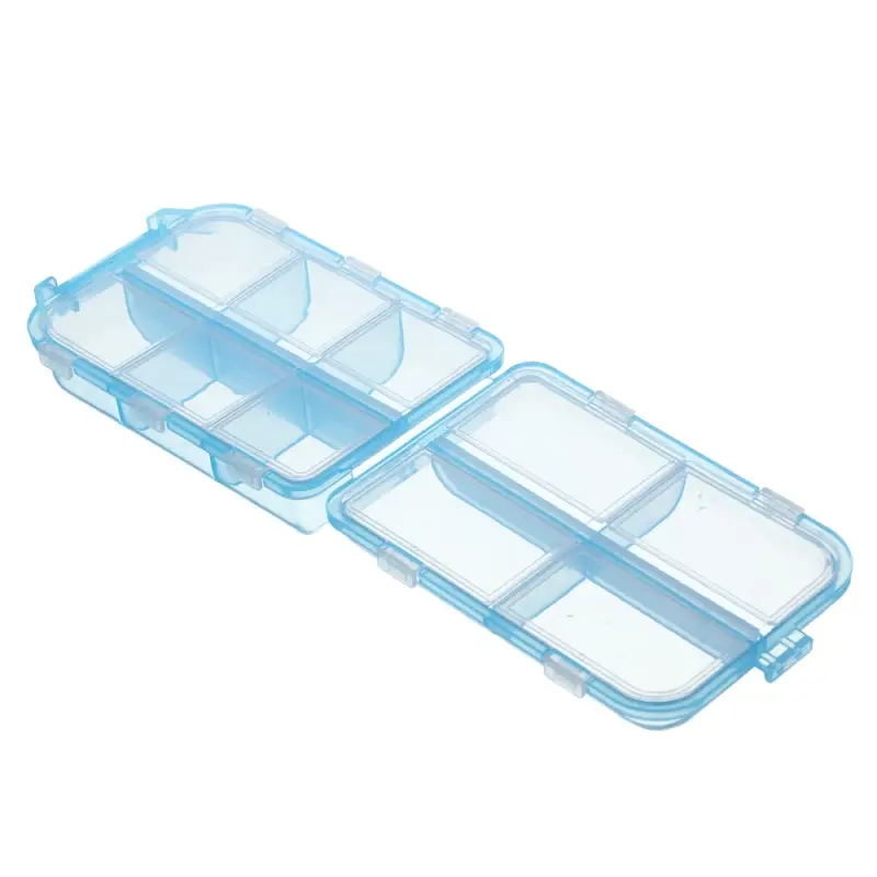 VETTA Бокс для таблеток 10 ячеек, 9х6х3 см, пластик