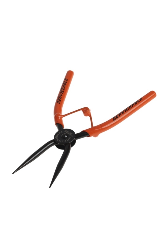 Съемник внутренних стопорных колец ТУНДРА, удлиненные прямые губки на сжим, 190 мм Съемник внутренних стопорных колец ТУНДРА, удлиненные прямые губки на сжим, 190 мм