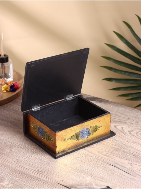 Шкатулка резная МДФ  Шкатулка резная МДФ "Сова", 15х19х7,5 см