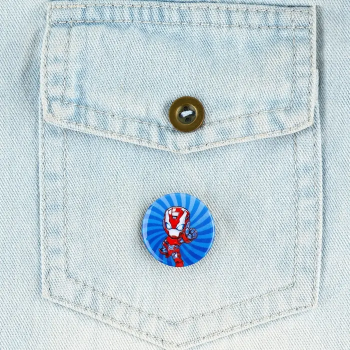 Значок металлический , закатной «Детский для мальчика и девочки», d=2,5 см, МИКС Значок металлический , закатной «Детский для мальчика и девочки», d=2,5 см, МИКС