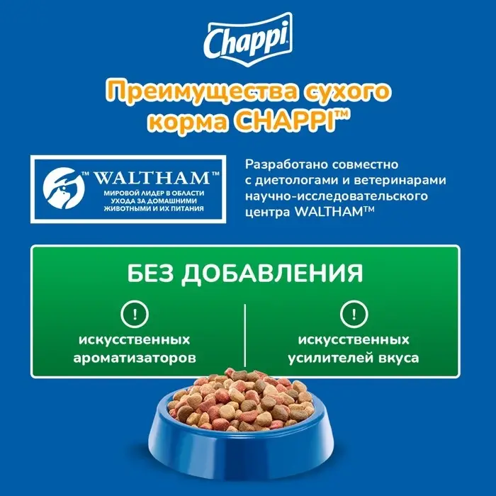 Сухой корм Chappi для собак, с говядиной по-домашнему, 600 г Сухой корм Chappi для собак, с говядиной по-домашнему, 600 г