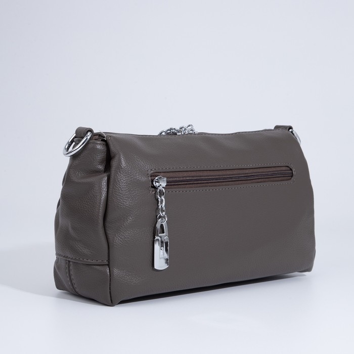Сумка кросс-боди на молнии, цвет тёмно-серый Сумка кросс-боди на молнии, цвет тёмно-серый
