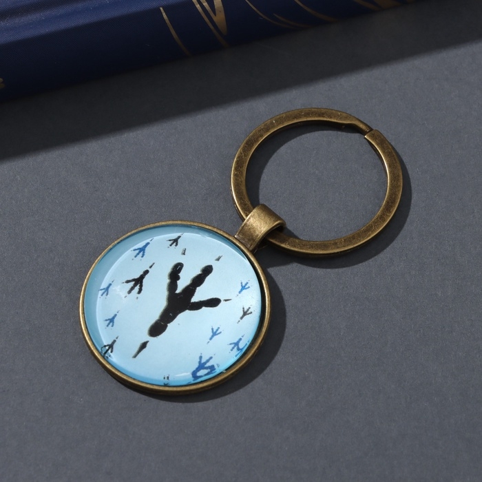 Набор брелок и значок  Набор брелок и значок "Цыплёнок" 6х11 см