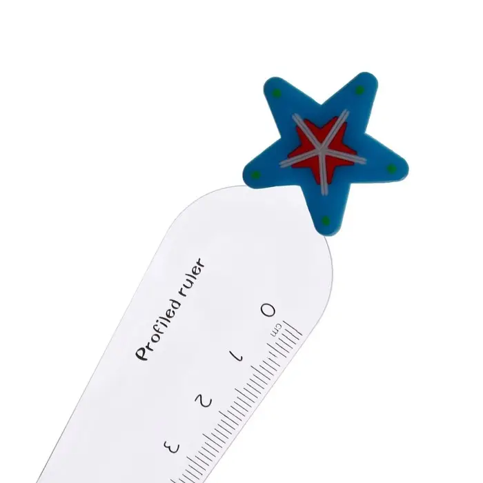 Линейка 12 см Линейка 12 см "Звезда", пластик, МИКС