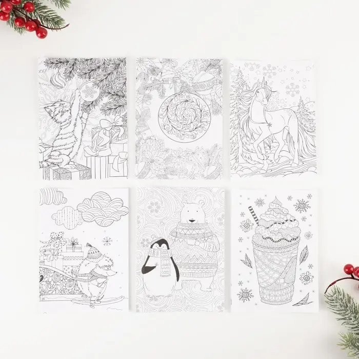 Открытки для вдохновения «Тёплая зима» А6 Открытки для вдохновения «Тёплая зима» А6