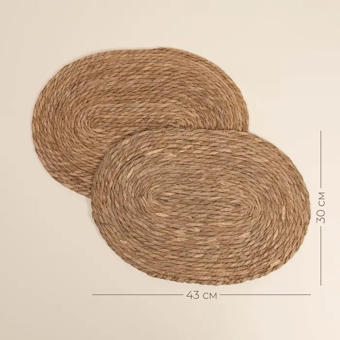 Салфетки сервировочные SL Home, 2 шт., камыш, 43&times;30 см