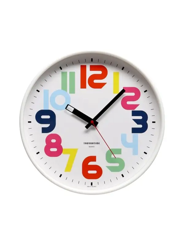 Часы настенные круглые &laquo;Классика&raquo;, белый обод, 30&times;30 см