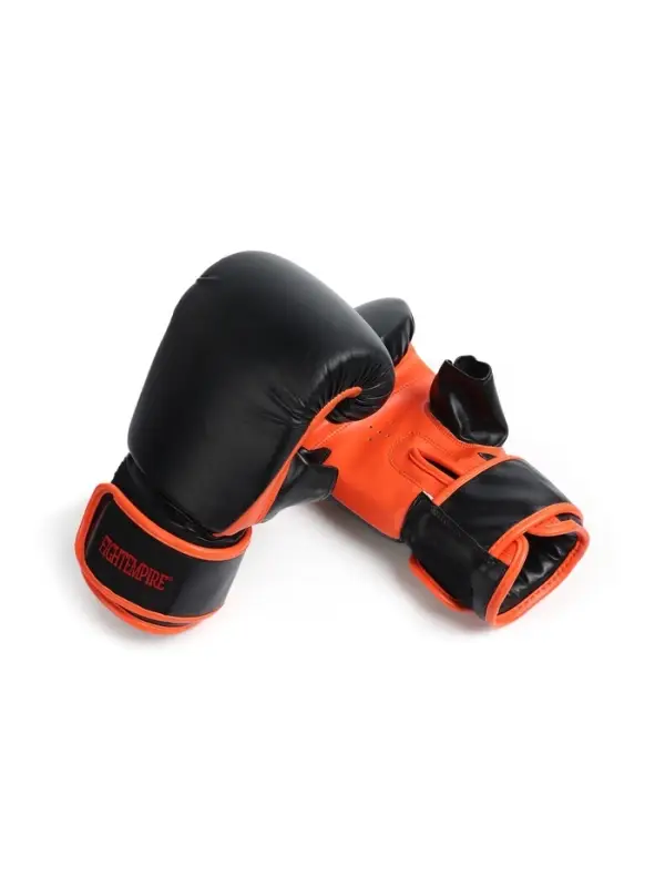 Перчатки снарядные FIGHT EMPIRE, MEXIMA, чёрно-оранжевые, размер S