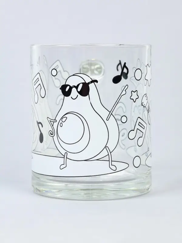 Кружка для росписи "Авокадо" + игрушка (без краски)