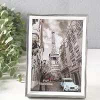 Фоторамка пластик 13х18 см "Данте" чёрный состаренный 19х13,8х2,5 см