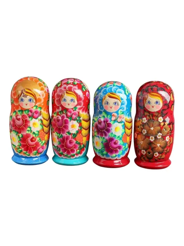 Матрёшка 10 в 1, расписная большая, МИКС