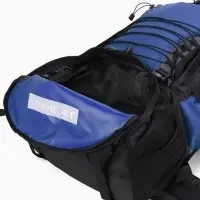 Рюкзак туристический, 90 литров, 6 наружных карманов, шнуровка, синий