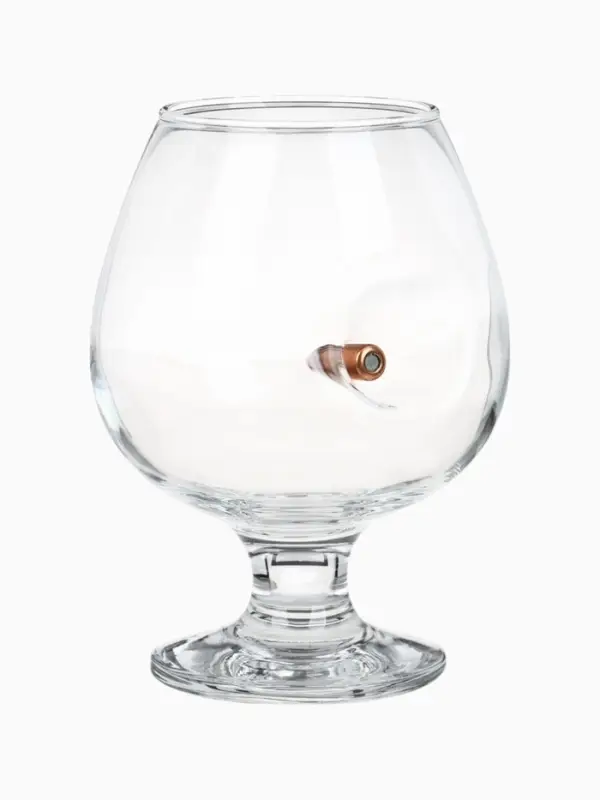 Бокал для коньяка с пулей &laquo;Непробиваемый&raquo;, 395 мл