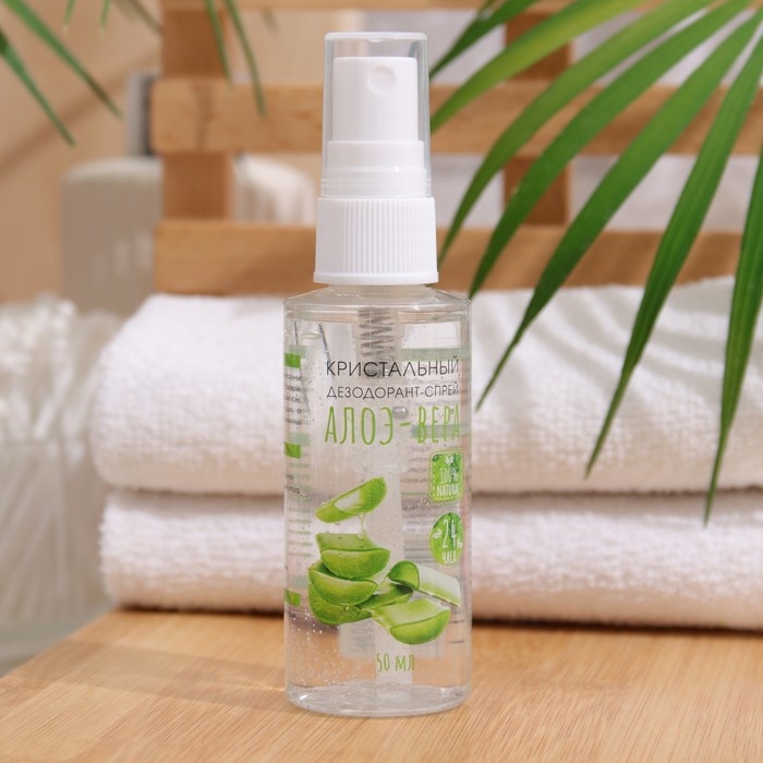 Минеральный дезодорант-спрей «Алоэ Вера», 50 мл Минеральный дезодорант-спрей «Алоэ Вера», 50 мл