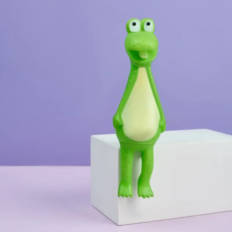 VETTA Игрушка для домашних животных, ПВХ, 23х6,5 см, лягушка