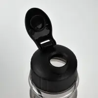 Бутылка для воды пластиковая &laquo;24/7&raquo;, 500 мл, чёрная