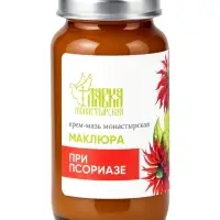 Крем-мазь &laquo;Маклюра&raquo; при псориазе &laquo;Монастырская лавка&raquo; стекло, 30 мл