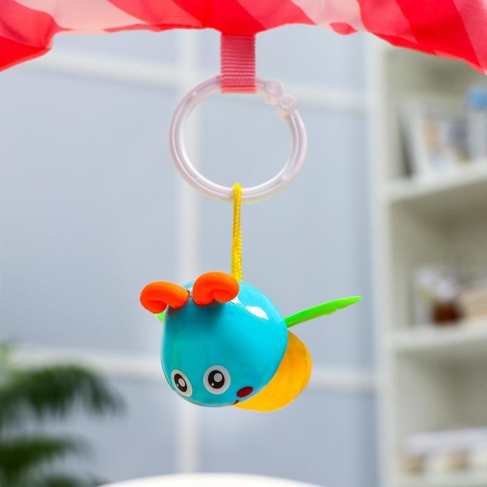 Развивающий коврик «Жирафик», с пианино, розовый Развивающий коврик «Жирафик», с пианино, розовый