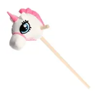 Мягкая игрушка ZABIAKA &laquo;Единорог-скакун&raquo;, на палке, МИКС