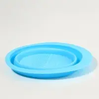 Ванночка - коврик для очистки кистей, 15&times;11 см, МИКС
