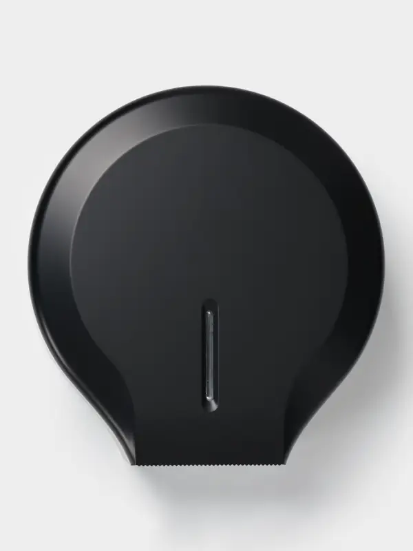 Диспенсер туалетной бумаги, пластик черный, втулка 4 см Диспенсер туалетной бумаги, пластик черный, втулка 4 см