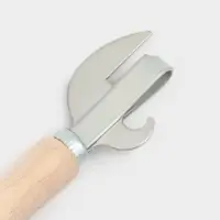 Нож консервный с деревянной ручкой