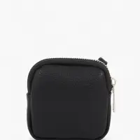 Сумка женская кросс-боди TEXTURA на молнии, 16&times;7&times;17 см, чёрная