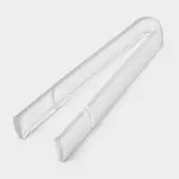 Ведро для льда с ручкой и щипцами Paşabah&ccedil;e Sylvana, 650 мл, h=13 см, стекло, прозрачное