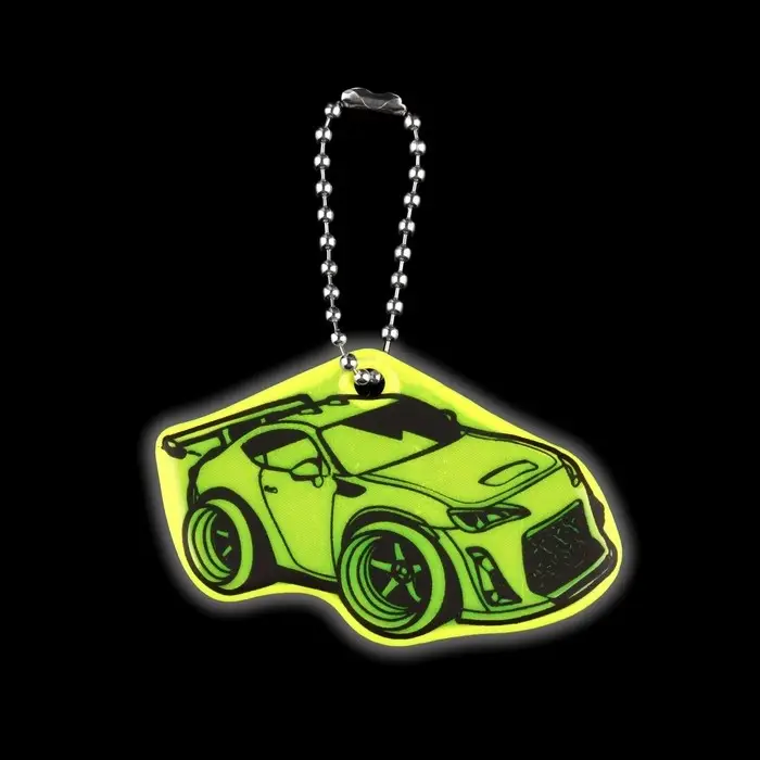 Светоотражающий элемент «Тачка», двусторонний, 4.1×6 см, МИКС Светоотражающий элемент «Тачка», двусторонний, 4.1×6 см, МИКС