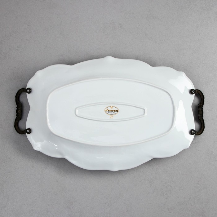 Блюдо «Розы», большое, фарфор, Иран Блюдо «Розы», большое, фарфор, Иран