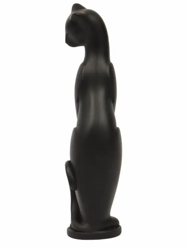 Фигурка гипс &laquo;Кошка Грация&raquo;, чёрная, 6&times;7&times;23 см