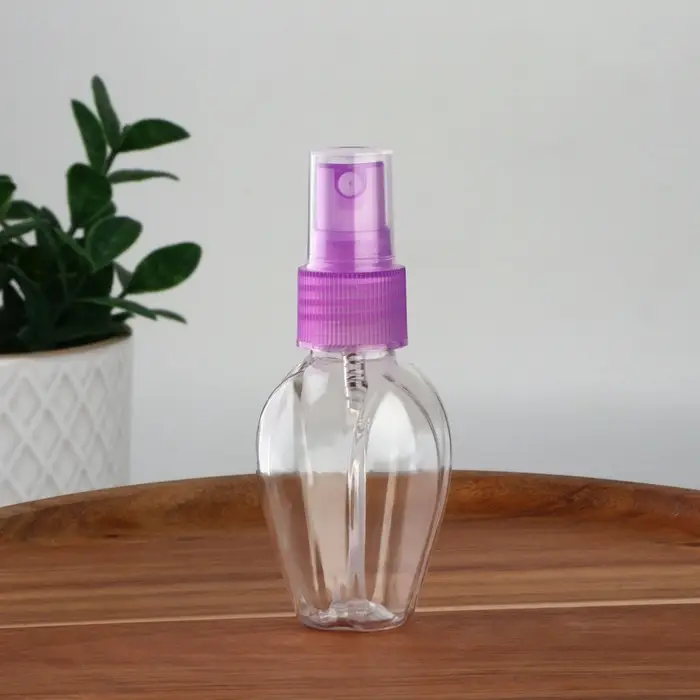 Бутылочка для хранения, с распылителем, 45 мл, МИКС, прозрачная Бутылочка для хранения, с распылителем, 45 мл, МИКС, прозрачная