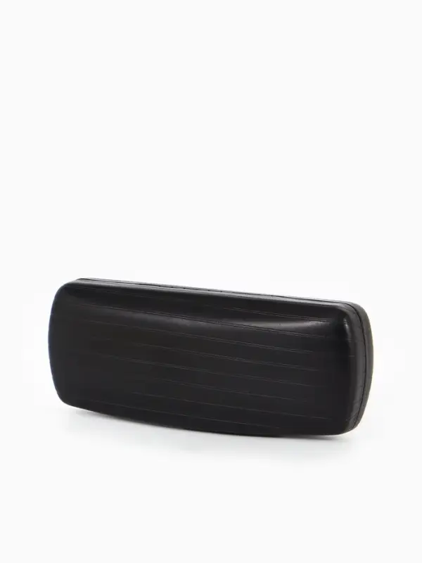 Футляр для очков на хлопушке, размер 16&times;6.5&times;3.5 см, чёрный