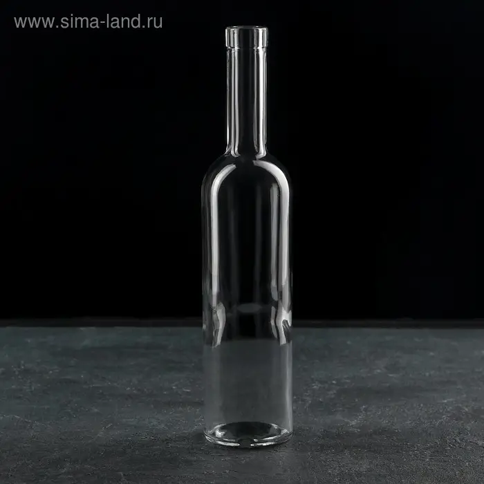 Бутылка «Оригинальная», 500 мл, h=30 см, цвет прозрачный Бутылка «Оригинальная», 500 мл, h=30 см, цвет прозрачный
