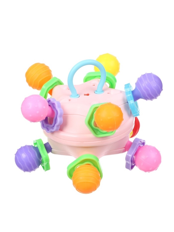 Развивающая сенсорная игрушка «Тянучка», с погремушкой, Крошка Я Развивающая сенсорная игрушка «Тянучка», с погремушкой, Крошка Я