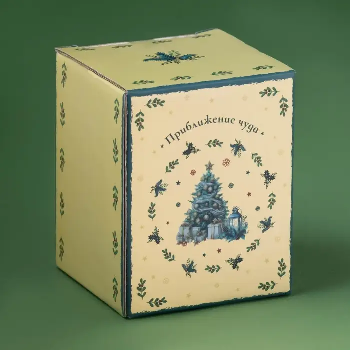 Сахарница новогодняя Доляна «Приближение чуда», 150 мл, керамика, цвет белый Сахарница новогодняя Доляна «Приближение чуда», 150 мл, керамика, цвет белый