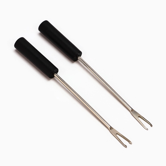 Фондю керамическое Дорого внимание «Сердечки», 2 шпажки Фондю керамическое Дорого внимание «Сердечки», 2 шпажки