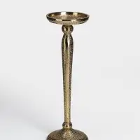 Подсвечник &laquo;Звездная пыль&raquo;, 9.5&times;9.5&times;29.5 см, алюминий