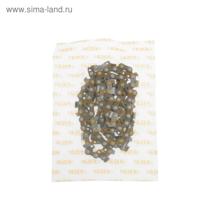 Цепь для бензопилы Rezer PS-9-1.3-62, 18 Цепь для бензопилы Rezer PS-9-1.3-62, 18", шаг 3/8", паз 1.3 мм, 62 звена, Partner/Poulan