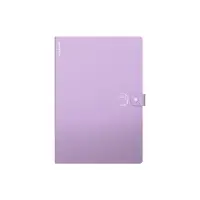 Папка-картотека А4 ErichKrause Matt Pastel Bloom, 4 отделения, пластиковая, лаймовая