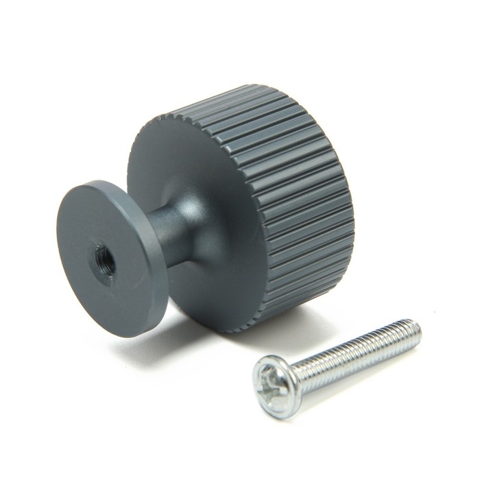 Ручка кнопка CAPPIO PK326, d=28 мм, цвет графит Ручка кнопка CAPPIO PK326, d=28 мм, цвет графит