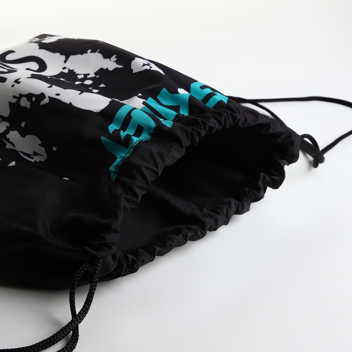 Мешок для обуви на шнурке, цвет чёрный Мешок для обуви на шнурке, цвет чёрный