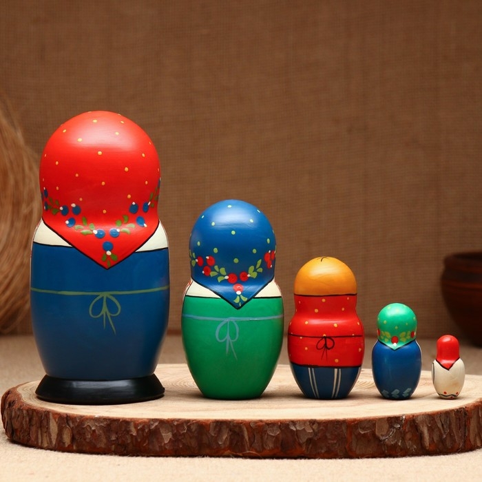 Матрёшка «Старорусская Матрёшка», 5 кукольная, люкс Матрёшка «Старорусская Матрёшка», 5 кукольная, люкс