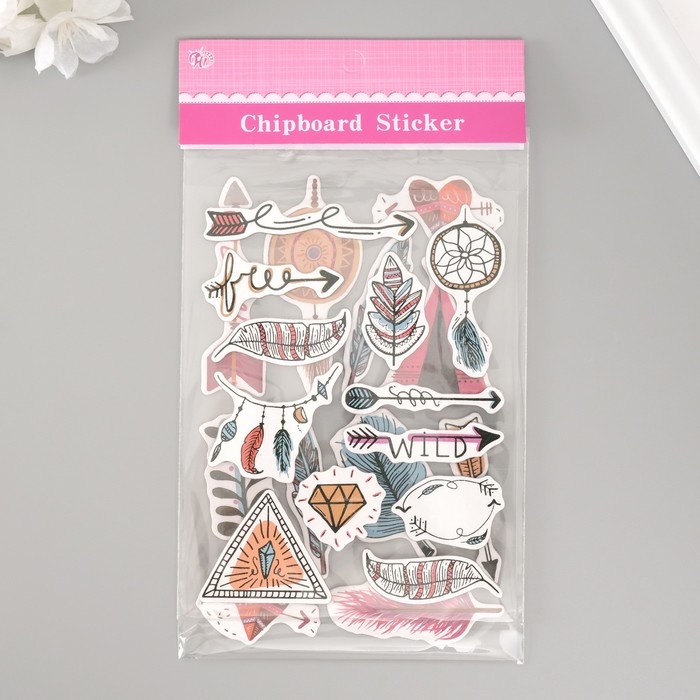 Наклейки для творчества Наклейки для творчества "Гармония с природой" набор 2 листа 22х12,5 см