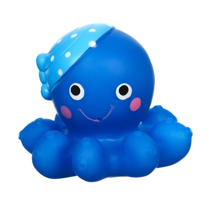 Набор резиновых игрушек для ванны «Осьминоги», с пищалкой, 2 шт, Крошка Я Набор резиновых игрушек для ванны «Осьминоги», с пищалкой, 2 шт, Крошка Я