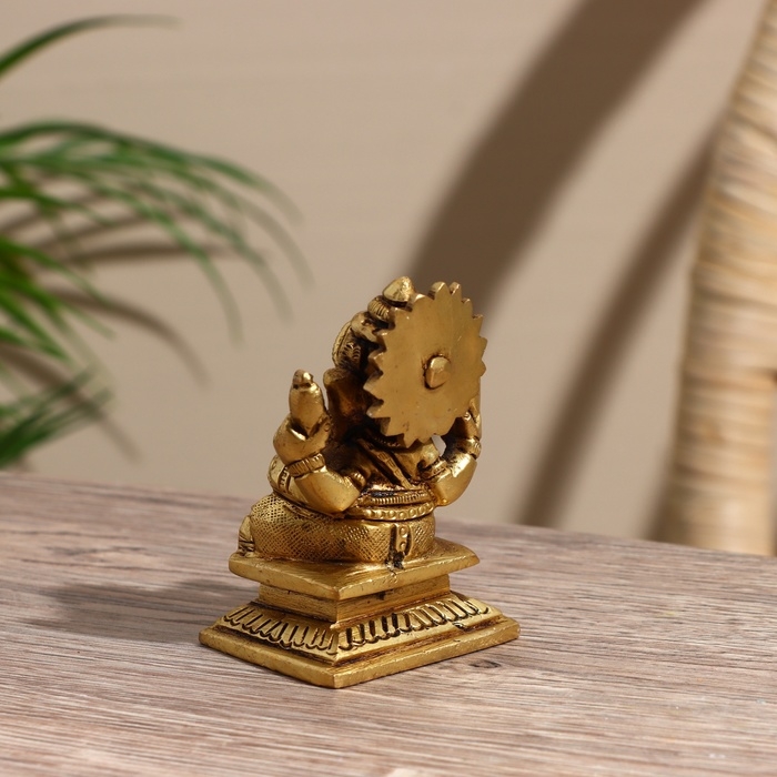 Сувенир Сувенир "Ганеша" латунь 7 см